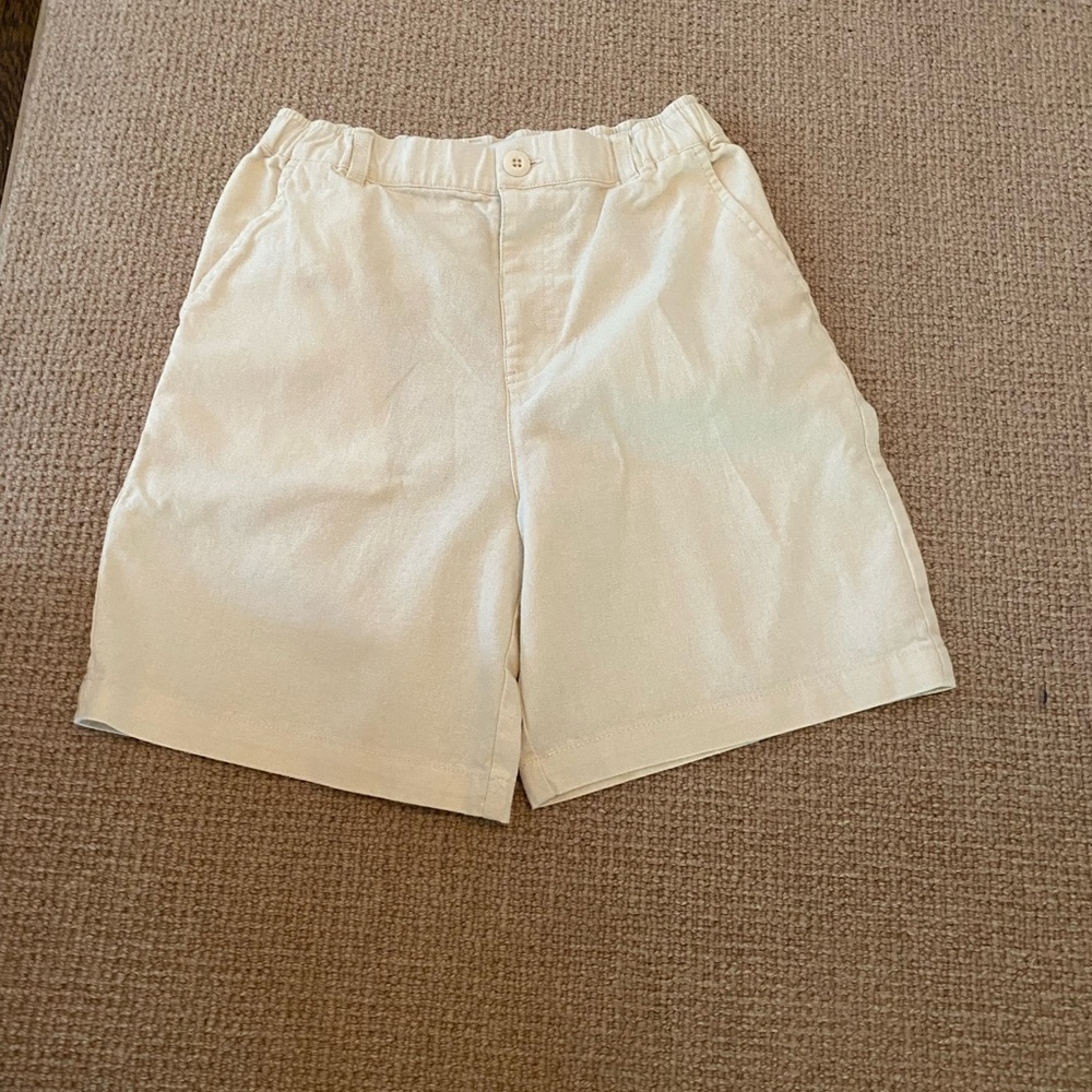 Boys Zara Cream Casual Shorts